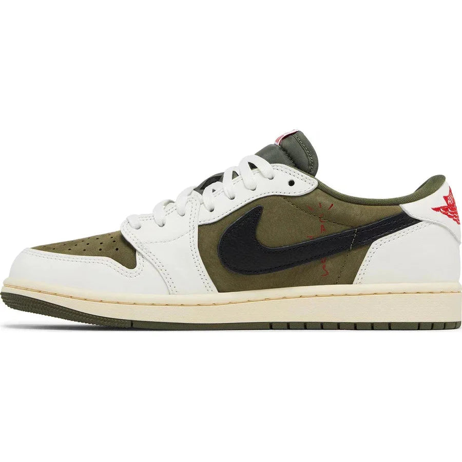 Travis Scott Air Jordan 1 Low OG SP Medium Olive Sneakers