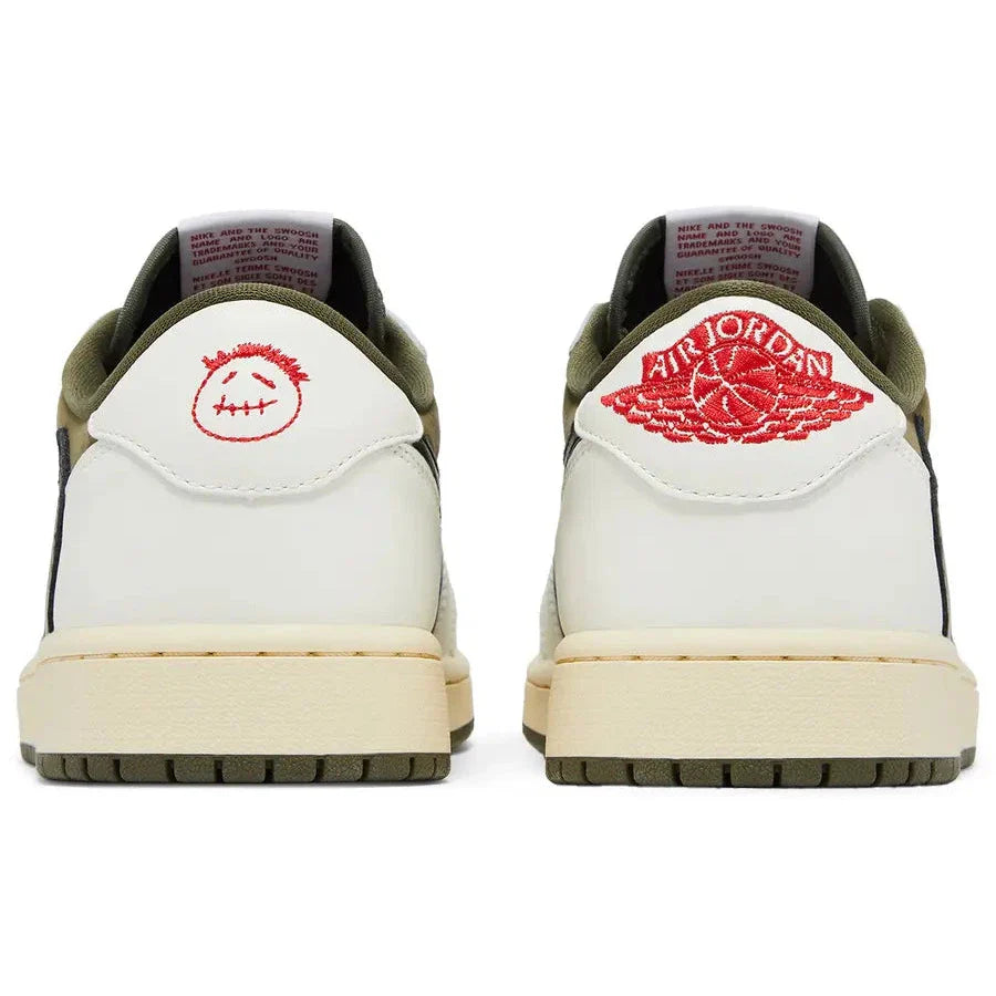 Travis Scott Air Jordan 1 Low OG SP Medium Olive Sneakers