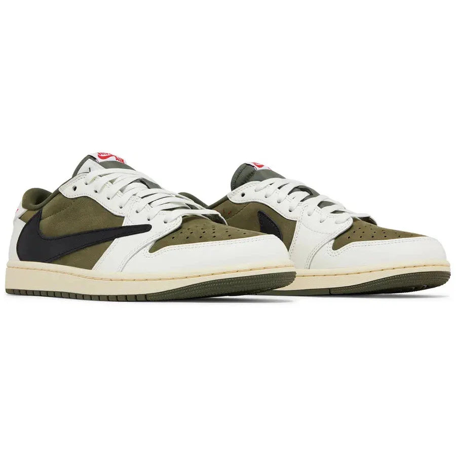Travis Scott Air Jordan 1 Low OG SP Medium Olive Sneakers