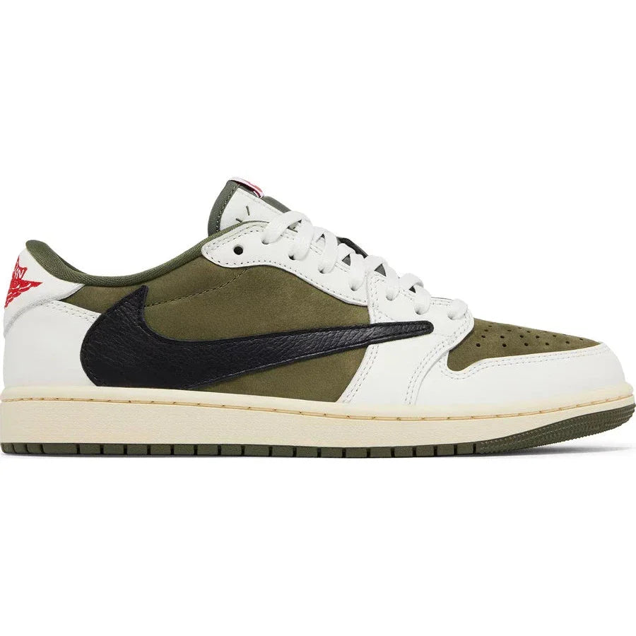 Travis Scott Air Jordan 1 Low OG SP Medium Olive Sneakers