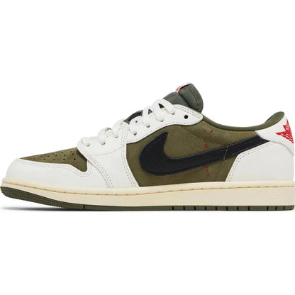 Travis Scott Air Jordan 1 Low OG SP Medium Olive Sneakers