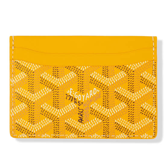 Goyard Saint Sulpice Card Yellow